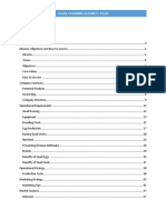 Quail Farming Business Plan Contents