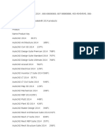 Serial Number AutoCAD 2014