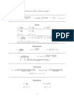 Formulae Sheet - Statistics