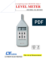 Sound Level Meter: Model: SL-4022