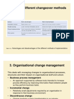 Assessing Different Changeover Methods: Advantages and Disadvantages of The Different Methods of Implementation