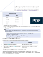 Reflexive and Intensive Pronouns