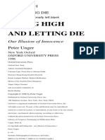 (Living High and Letting Die) - Peter - Unger