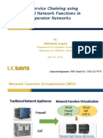 On Service Chaining Using Virtual Network Functions in Operator Networks