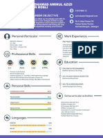 Professional Resume CV Template Free PSD 1