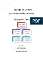 Sociolinguistics - Language and Culture