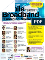 Mobile Broadband For Emerging Markets 2011 Programme Cover