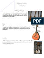 Musical Instruments Rondalla