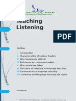 Teaching Listening