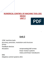 Numerical Control of Machine Tool (De) ME453 Unit 2