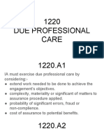 1220 Due Professional Care