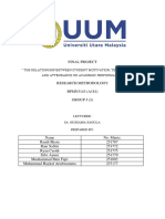 Final Project: " The Relationship Between Student Motivation, Teaching Method and Attendance On Academic Performance"