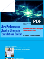 Utra Performance Cleaning Chemical Formula Booklet