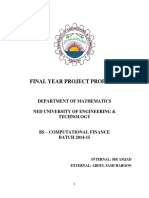 Finance Final Year Project Proposal 