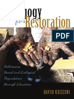 Pedagogy For Restoration - Addressing Social and Ecological Degradation Through Education V 503 PDF