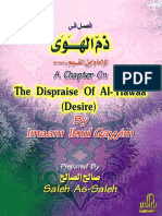 The Dispraise of Al-Hawaa PDF