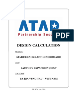 Design Calculation: Marubeni Kraft Linerboard