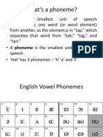 What's A Phoneme