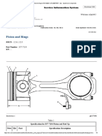 Piston and Rings: Specifications