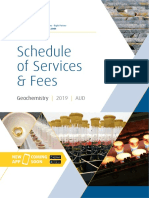 ALS Geochemistry Fee Schedule AUD PDF