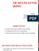 Design of Multi-Level Car Parking