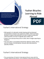 Yushan Bicycles: Learning To Ride Abroad