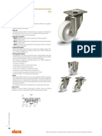 Monolithic Wheels With Steel Sheet Bracket For Medium-Heavy Loads