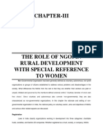 Chapter-Iii: Non-Governmental Organisation Has Been Generally Defined As Voluntary, Autonomous, Non-Profit