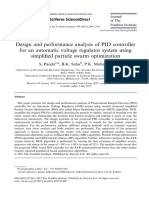 Design and Performance Analysis of PID Controller For An 2012 Journal of TH