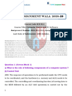 BCS-11.solved Assignment 2018-19 - Watermark Ignou Assignment Wala PDF