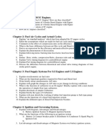 Chapter 1: Working of IC Engines.: V: Question Bank