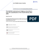 The Identity Controversy of Religious Minorities in Iraq - The Crystallization of The Yazidi Identity After 2003