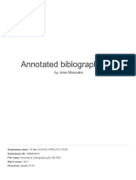 Annotated Biblographywithcommemnts