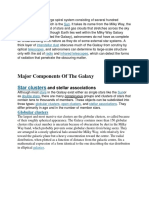 Major Components of The Galaxy: Star Clusters