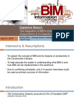 Capstone Report:: The Integration of BIM in Construction Organizations & It's Impacts On Productivity