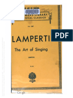 LAMPERTI, Francesco - The Art of Singing - 1890 PDF