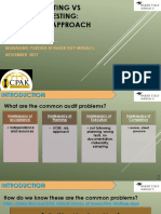 Control Testing Vs Substantive by CPA MADHAV BHANDARI