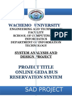 System Analysis and Design Project