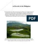 Ecosystem Diversity in The Philippines