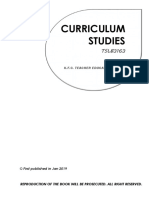 TSLB3163 Curriculum Studies COMPLETE BRIEF SHORT NOTES