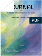 Journal For Waldorf-Rudolf Steiner Education Vol - 08-1 - May 2006 PDF