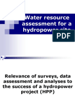 Lecture-1, Water Resource Assessment - Flow Rate - , August 2017