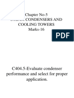 Chapter No-5 Steam Condensers and Cooling Towers Marks-16