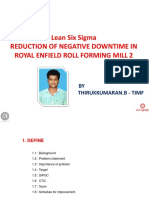 Six Sigma - Reduction of Downtime - RE Mill-2 - New