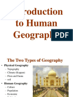 Introduction To Human Geography