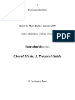 Introduction To:: Choral Music, A Practical Guide