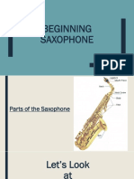 Beginning Sax PP - Lesson 1