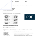 Instituto Secundario Juan Pascual Pringles Diagnostic Test Name: - Class: 3 Year 2018