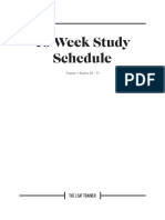 16 Week Schedule Exams 29 71 PDF