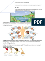 Ecology: Lesson 4.3 The Connections and Interactions Among Living Things